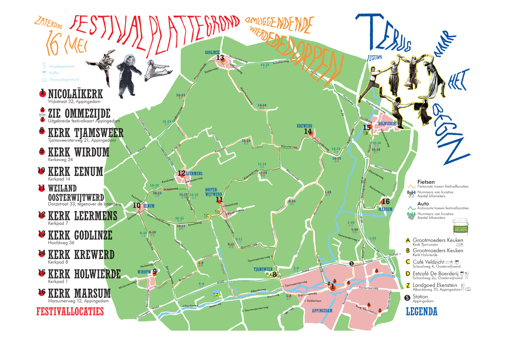 Festival plattegrond